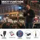 5 Core Megaphone 50W Bluetooth Rechargeable Portable Bullhorn 1100 Yards W Siren