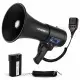 5 Core Megaphone 50W Bluetooth Rechargeable Portable Bullhorn 1100 Yards W Siren