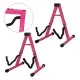 5 Core Guitar Stand 2PC A Frame W Soft Foam Arm Non Slip Rubber For Acoustic Electric Bass