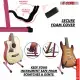 5 Core Guitar Stand 2PC A Frame W Soft Foam Arm Non Slip Rubber For Acoustic Electric Bass
