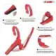 5Core Capo Acoustic Electric Guitar String Clip Banjo Mandolin Or Ukulele + 6Pcs Guitar Picks Celluloid Puas Para Guitarra + Carry Bag - CAPO AL RED