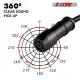 5 Core Professional Omnidirectional Lavalier Microphone 3.5mm Clip-On Lapel Mic For Smartphone DSLR Camera PC Interview Video Camcorders Audio Recorder Cm 001