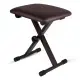 5 Core Keyboard Bench 2 Inch Padded Cushioned Piano Stool Height Adjustable 19" Guitar Seat Portable