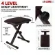 5 Core Keyboard Bench 2 Inch Padded Cushioned Piano Stool Height Adjustable 19" Guitar Seat Portable