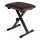 5 Core Keyboard Bench 2 Inch Padded Cushioned Piano Stool Height Adjustable 19" Guitar Seat Portable