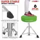 5 CORE Drum Throne Padded Guitar Stool Height Adjustable Music Chair Seat Universal For Adults & Kids With Anti Slip Rubber Feet - DS CH GR