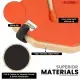 5 Core Drum Practice Pad Set 12" Adjustable Snare Drumming Stand Double Sided Silent Drummer Kit - DPAD COMBO ORG
