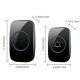 Wireless Doorbell Waterproof Range Door Bells Kit Cordless Plug-in Home Office