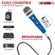 5Core XLR Microphone Dynamic Mic Karaoke Singing Studio Mics Handheld Microfono