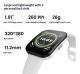 Dawn White 46mm Smartwatch With Blood Oxygen And Heart Rate Monitoring