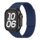 IwatchS10 Dynamic Wind Litchi Pattern Soft Magnetic Silicone Watch Strap