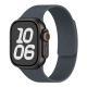 IwatchS10 Dynamic Wind Litchi Pattern Soft Magnetic Silicone Watch Strap