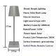 Creative Outdoor Solar-Powered Waterproof Ambient Table Lamp