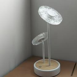 Night Light Living Room Hotel Decoration Creative LED Lotus Rechargeable Table Lamp