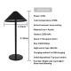 Creative Bar Hotel Bedroom Bedside Table Lamp