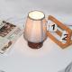 Bedside Fabric Charging Table Lamp With Built-in Battery
