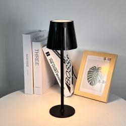 Iron Art Simple Table Lamp LED Rechargeable Decorative Light