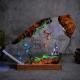 Dragon And Castle Handmade Resin Lamp