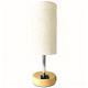Bedside Lamps With 3-pin Plug, 3 Way Dimmable Table Lamp With USB A C Charging