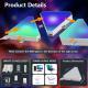 20-Pack Triangular Light Panels - Smart RGB LED Wall Lights With App & Remote - Music Sync Gaming Lights For Gamers, Game Room Decor, Gaming Equipment, Living Room, Bedroom, Kids & Adults