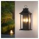 2-Pack Large Outdoor Wall Lights, 22IN Porch Light Outdoor Wall Sconce Lantern, Black Exterior Lighting Fixture Wall Mount, Outside Light For House Garage Bulb Not Included