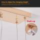 Modern Rectangular Chandelier, 49.2in Gold Crystal Tree Branch Chandelier 14 Lights Luxury Raindrop Light For Dining Room, Kitchen Island, Living Room Bulb Is Not Including