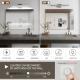 Modern Bathroom Light Fixtures Dimmable LED Vanity Lights Chrome Lamps For Bathover Mirror 24 Inch Vanity Sconces Indoor 12W Bar Lighting For Bathrooms Restroom Bedroom 6000K Wall Light For Bathroom