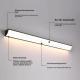 Outdoor Long Wall Light Waterproof For Villas Courtyards And Balconies