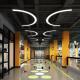 LED Curved Semicircular Ring Chandelier