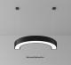 LED Curved Semicircular Ring Chandelier