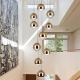 Living Room Mezzanine Modern Minimalist Duplex Staircase Long Chandelier