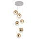 Living Room Mezzanine Modern Minimalist Duplex Staircase Long Chandelier