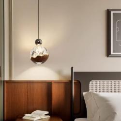 Vintage-style Creative Eggshell Adjustable Lift-and-lower Pendant Light
