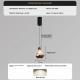 Vintage-style Creative Eggshell Adjustable Lift-and-lower Pendant Light
