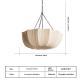 Fabric Chandelier Bedroom Vintage Lighting Fixture