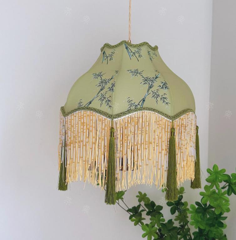 Handmade Fabric Tassel Vintage Decorative Chandelier