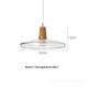 Simple Glass LED Decorative Chandelier