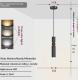 Light Luxury Bedroom Bedside Chandelier Cylinder Style Minimalist