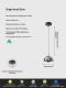 Modern Minimalist Light-luxury Adjustable Bud-shaped Bedside Pendant Lamp