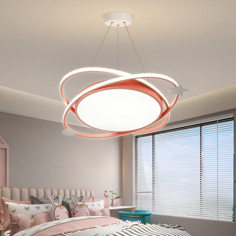 The Restaurants Chandelier Is Simple And Modern