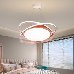 The Restaurants Chandelier Is Simple And Modern