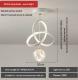 Aisle Chandelier Corridor Light Modern Minimalist