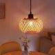 High-quality Retro-style Bamboo And Wood Ceiling Light For Festive Occasions