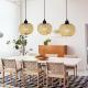 High-quality Retro-style Bamboo And Wood Ceiling Light For Festive Occasions