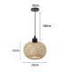 High-quality Retro-style Bamboo And Wood Ceiling Light For Festive Occasions