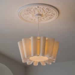 Vintage Cream Chandelier At The Hat Art And Restaurant