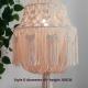 Handwoven Chandelier Artistic Rustic Style Living Room Light
