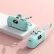 Fast Charging Pocket Capsule Emergency Built-in Cable Mini Power Bank