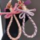Multi-strand Braided Bow Phone Lanyard