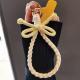 Multi-strand Braided Bow Phone Lanyard